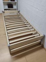 Hasena Ausziehbett 2x 90x200cm Ahornholz mit Metallbeinen