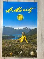 Plakat original St. Moritz 70-er Jahre Photocolor Rutz