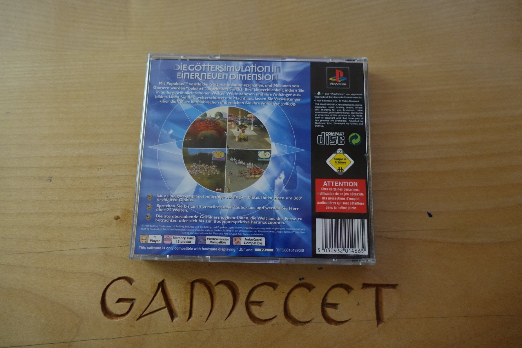 Sony Spiele: Populous: The Beginning – Gebraucht aus Steinach von Gamecetch 2