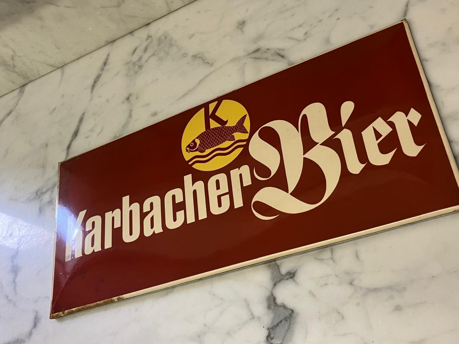 Insegne: Karbacher Bier, Schönenwerd - kein Emailschild – Usato da Regensdorf venduto da 7ws8 1