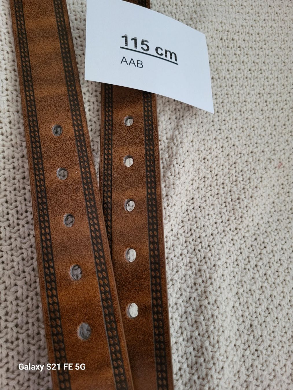 Cinture: 2 XHerren Gürtel Neu,115cm – Nuovo e nell'imballaggio originale da Riehen venduto da tamola67 6