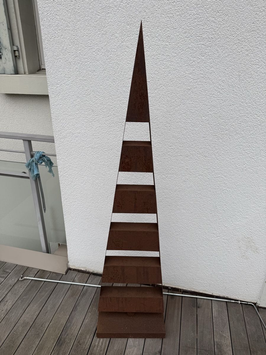 Sonstige Dekorationen & Accessoires: Gartenskulptur aus Metall, Rostoptik - Designobjekt! – Gebraucht aus Frasnacht von bp96 2