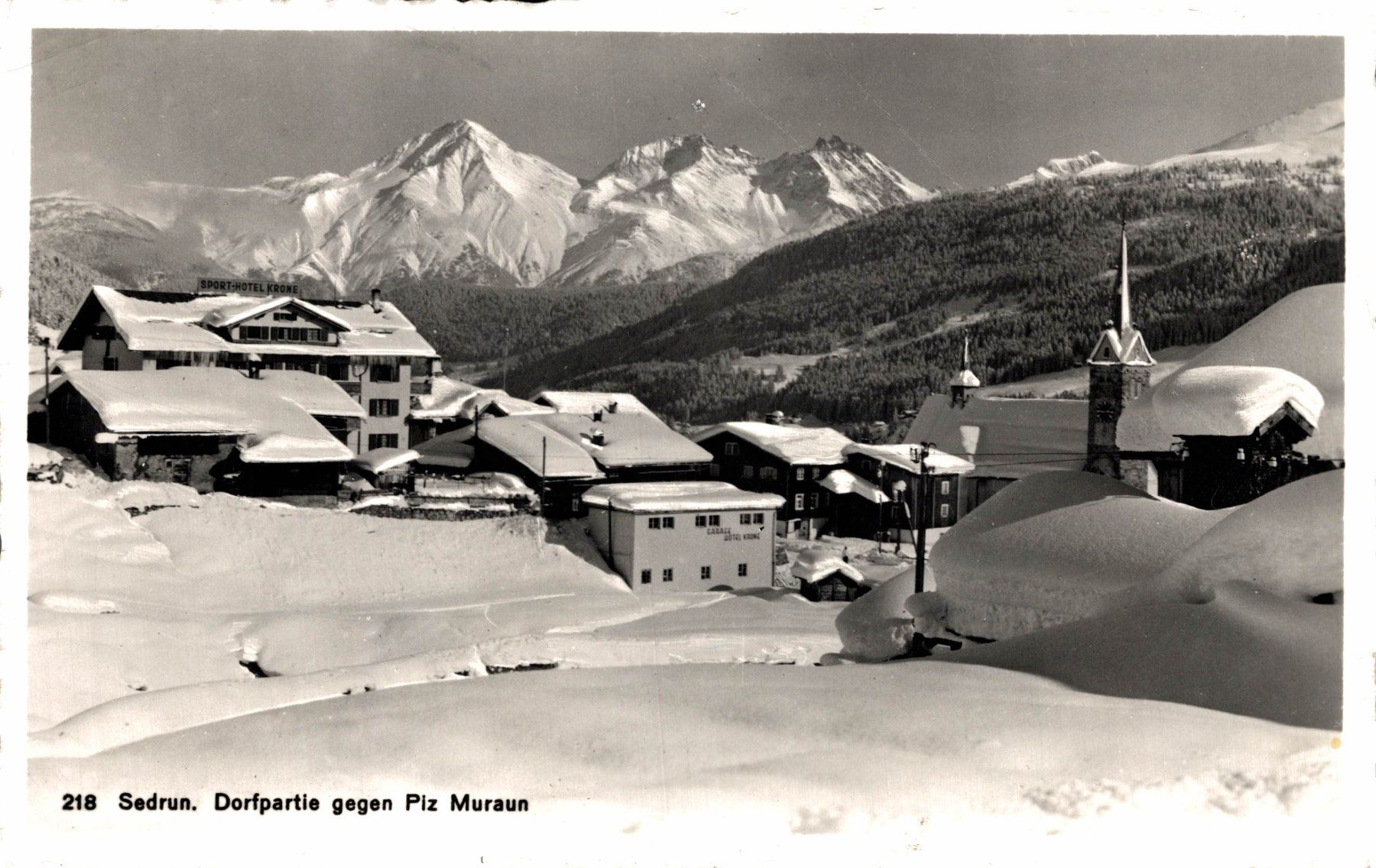 Cartoline postali: Sedrun im Winter – Usato da Bronschhofen venduto da Astore