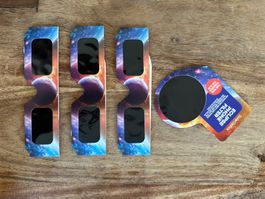 3 Schutzbrillen Sonnenfinsternis ab 1.—