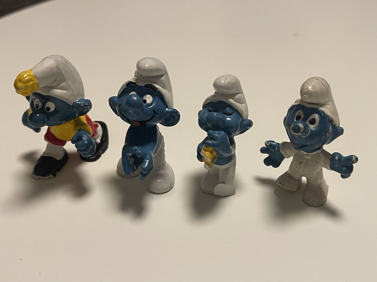 Schleich Statuette: 4 Schlumpf Figuren Set - mit Defekten – Usato da Rapperswil SG venduto da Jule1410