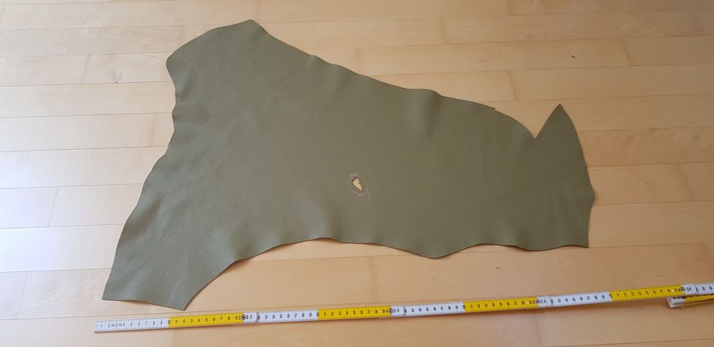 NAT Leathers Nappaleder Schwarz – Vollnarben, Weiches Rindsleder, 1,0–1,2 Mm Dick, Ca. 21–24 Sq Ft, Made In Italy