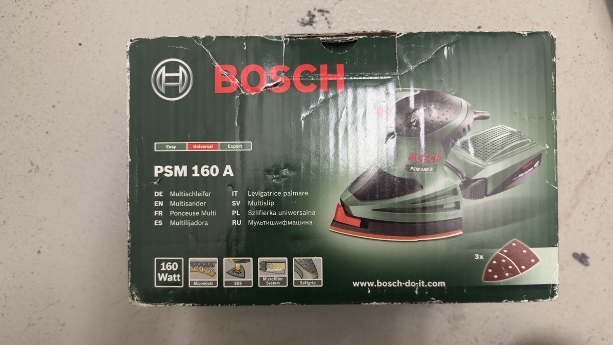 Bosch Schleifen & Polieren: Bosch PSM 160 A Multischleifer 160W mit Microfilter – Gebraucht aus Adliswil von 19Sokol86 4