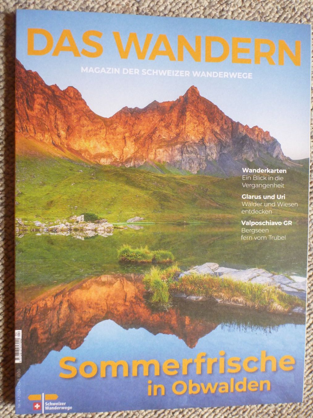 Riviste & Magazine: 3 Wanderhefte wandern.ch / Das Wandern – Usato da Sils im Domleschg venduto da Foeniculum
