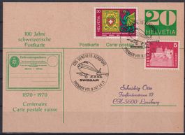 R24) 100 Jahre Schweizer Postkarten  1870-1970,