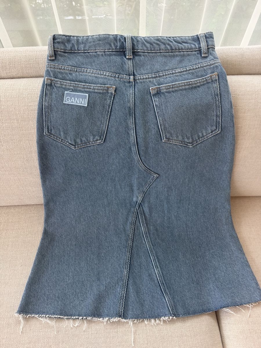 Ganni Röcke: Denim skirt, NEU, designer Ganni – Neu (gemäss Beschreibung) aus Freienbach von sat_yny8 1