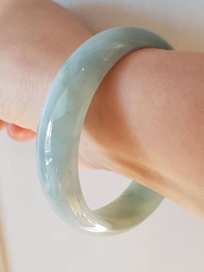 Bracciali & Braccialetti: Armreif Jadeite-Jade 60.7 mm Typ A – Nuovo (secondo la descrizione) da Bern venduto da Steinfieber 3