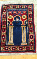 Vintage Knüpfteppich / Wandteppich aus reiner Wolle  Orient