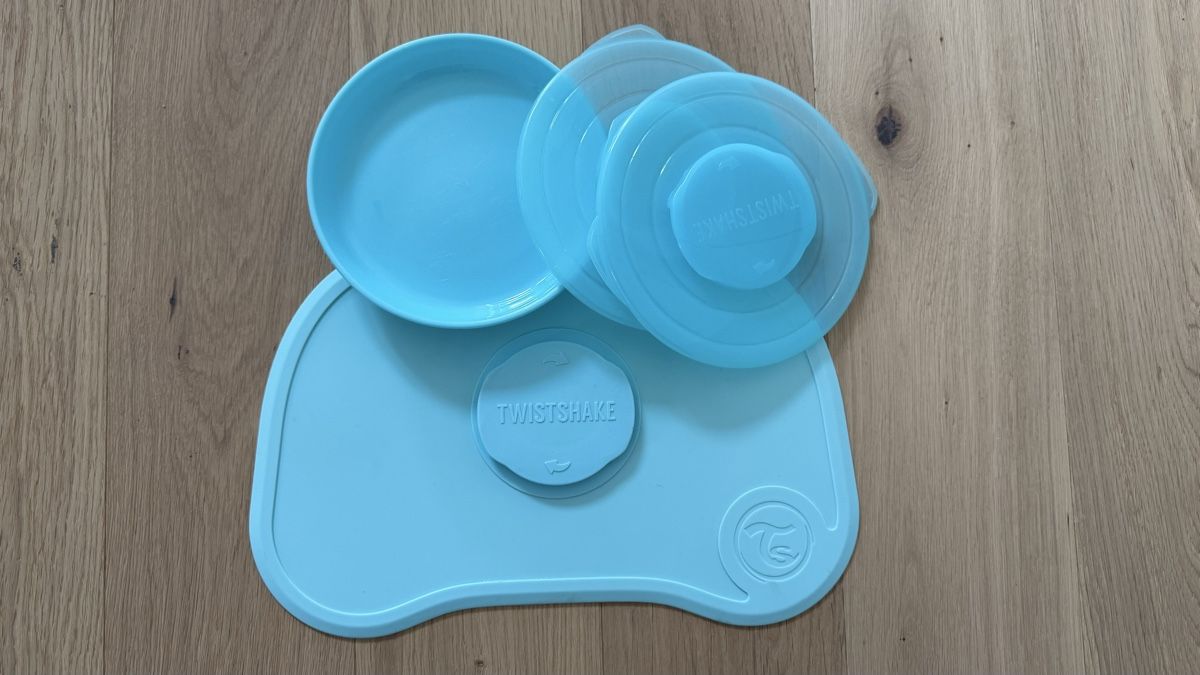 Services de table: TWISTSHAKE Clickmatte und Kinderteller – D'occasion à Rain par Heike5284