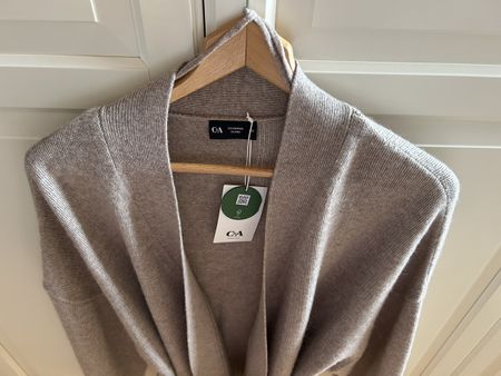 Strickjacke C&A mit Kaschmir, Gr. XL - FABRIKNEU