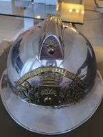 Feuerwehrhelm Bauer Sapeurs Pompiers Riedisheim Chrom