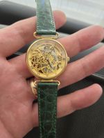 Montre Berney Blondeau squelette doré diamètre 35 mm