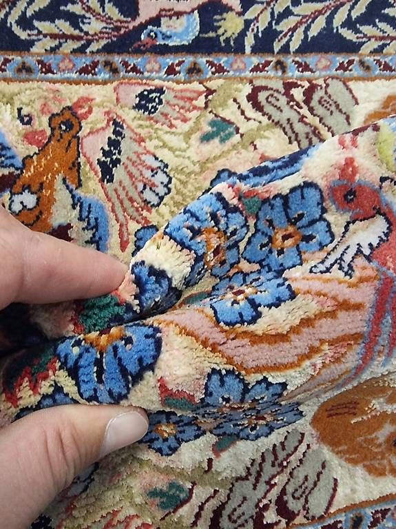 Teppiche: 55×66 Perser Keshan Handgeknüpft – Gebraucht aus Olten von OrientDeko 4