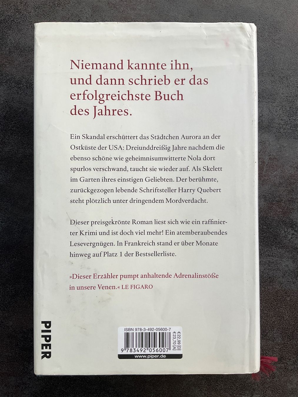Libri: Joël dicker Die Wahreit über den Fall Harry Quebert – Usato da Avenches venduto da Lactobacille 2