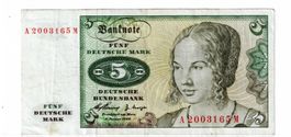 5 Deutsche Mark - 1960 - Deutschland - A2003165M