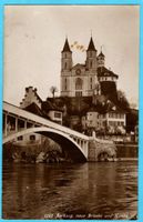 Aarburg, neue Brücke und Kirche 1916