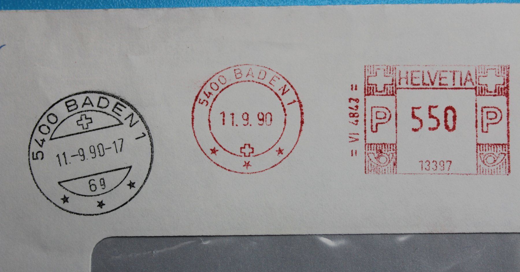 Timbri: Geboren am 11. 9. 1990 – Usato da Herznach venduto da atsirch60 1