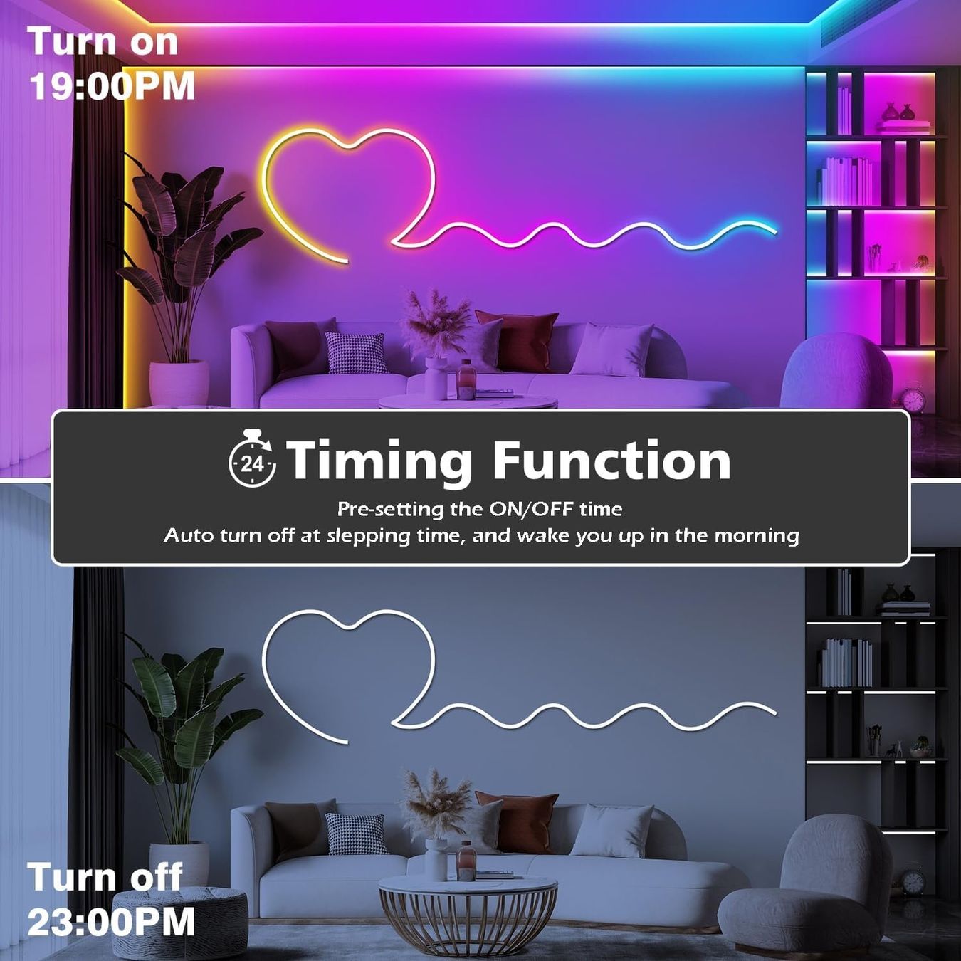 Ghirlande e barre luminose: 15m Neon LED Strip RGB – Nuovo e nell'imballaggio originale da Nuglar venduto da SmartLiving24 2