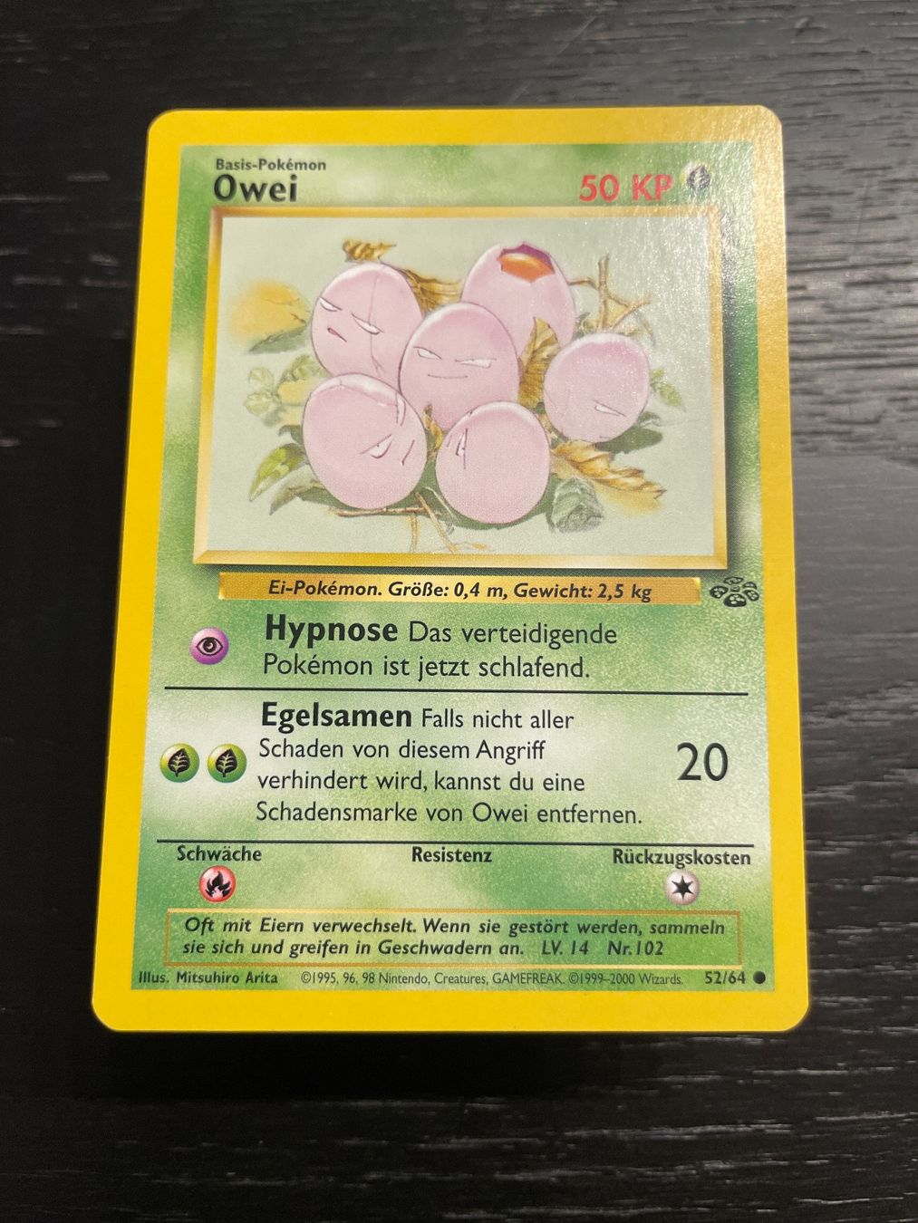 Pokémon Sammelbilder & Trading cards: Pokemon Owei 52/64 Jungle DE – Gebraucht aus Hugelshofen von Suimosa