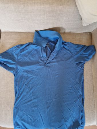 Polo Shirt UNIQLO Blue Size XL 