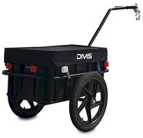 DMS Fahrradanhänger 70L Schwarz