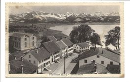 Pfäffikon (ZH) Seestrasse - Alpen-Panorama - Zürichsee  1920