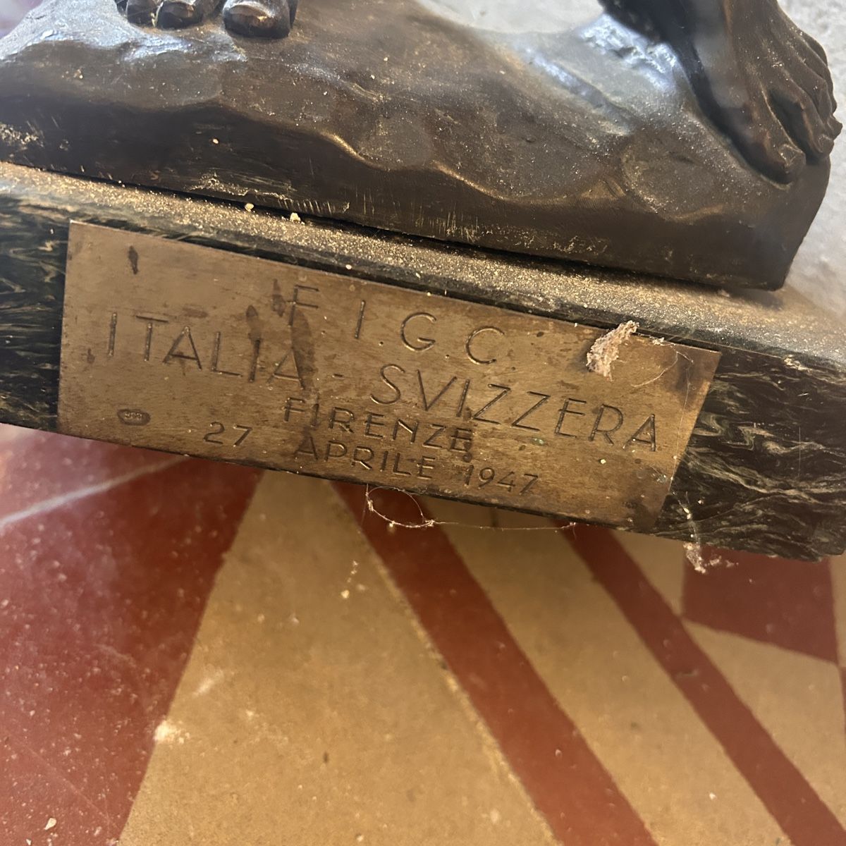 Sculture & Statue: Antike Bronze David Figur, datiert 1947, Firenze – Usato da Laufen venduto da belleskulptur 6