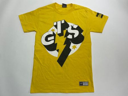 2011 T-Shirt Double Print Catch WWF WWE GTS Sz S