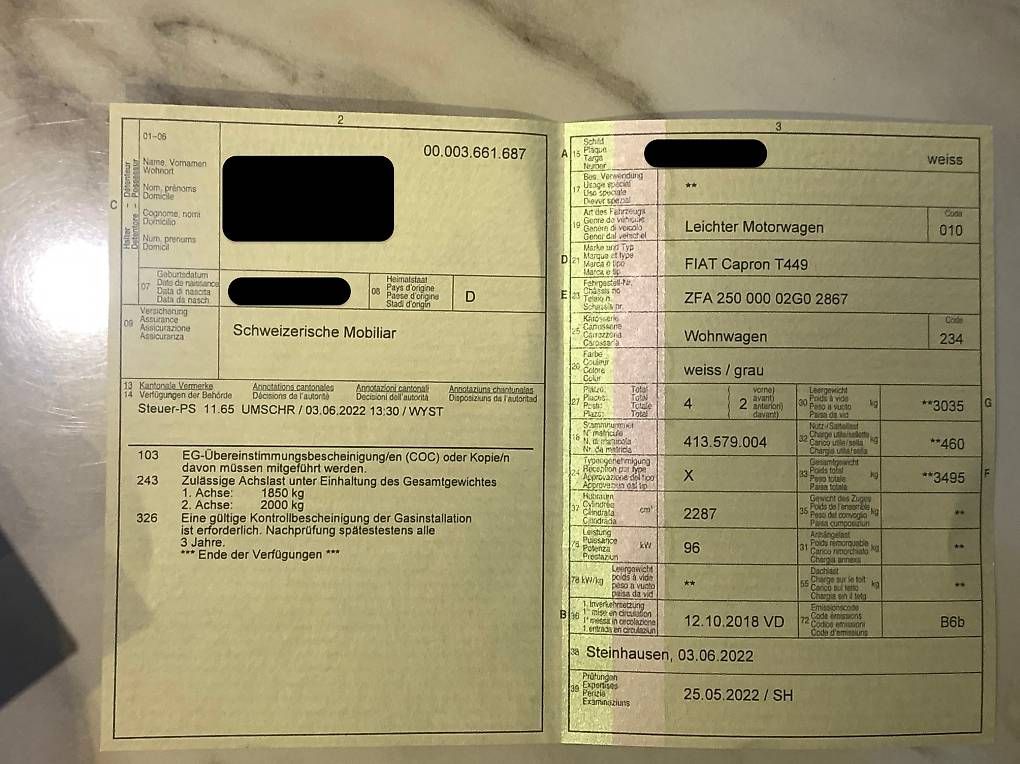 Véhicules de camping: Fiat Capron Carado T449 – D'occasion à Steinhausen par mje_699k 9