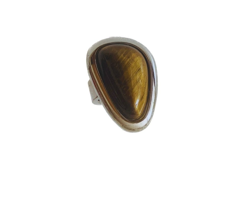 Ringe: Damenring Tigerauge – Gebraucht aus Basel von Budas