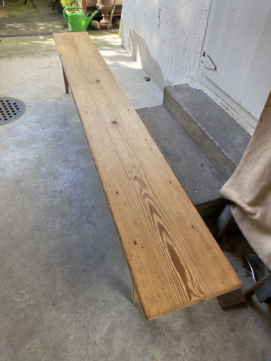 Panchine: Lange Sitzbank Tannenholz – Usato da Basel venduto da MoebelSackmann 3