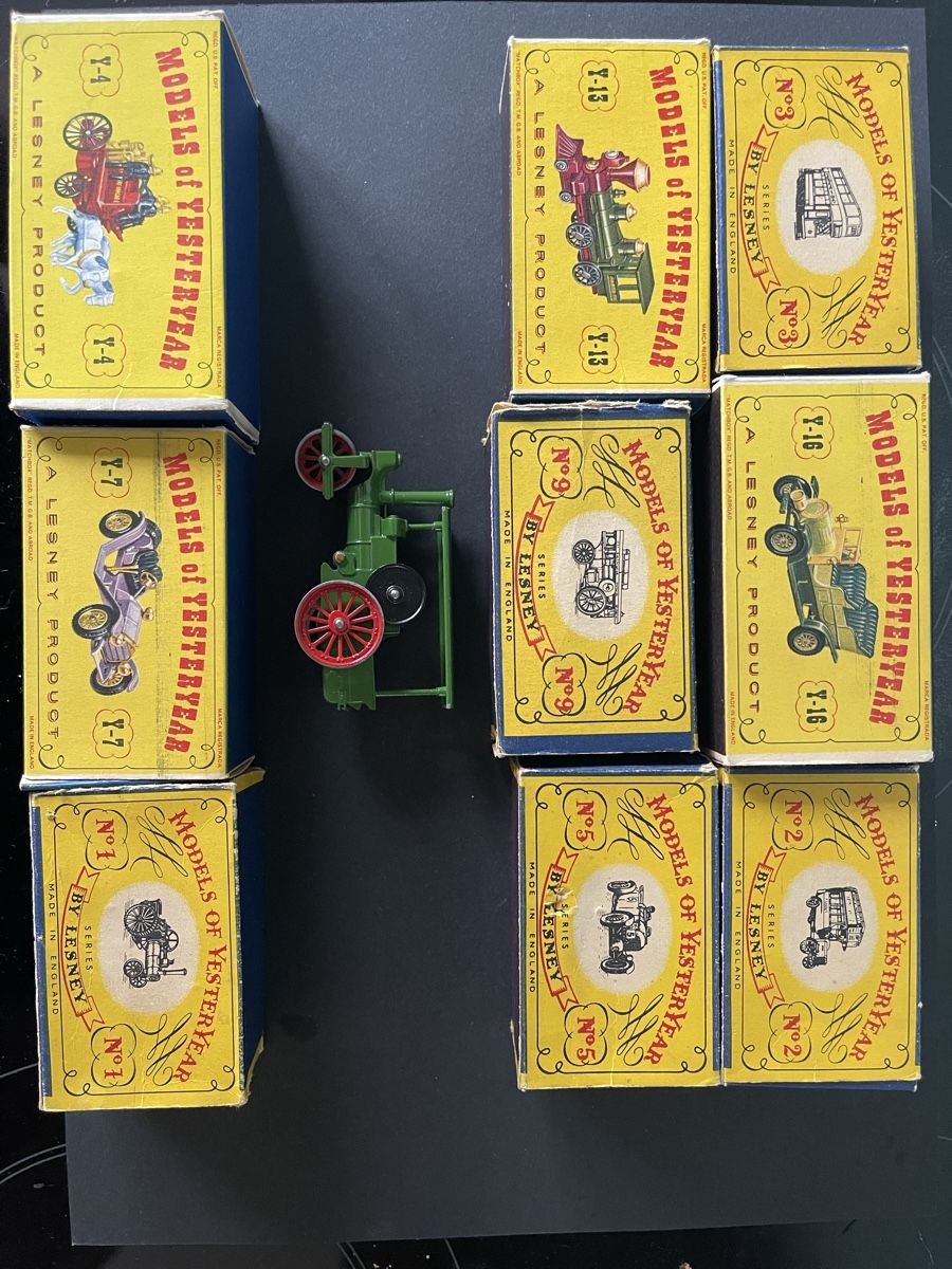 Lesney Spielzeuge: Modellautos Yesteryear Set 10 Stk. mit Originalboxen – Gebraucht aus Känerkinden von Naebedra 1