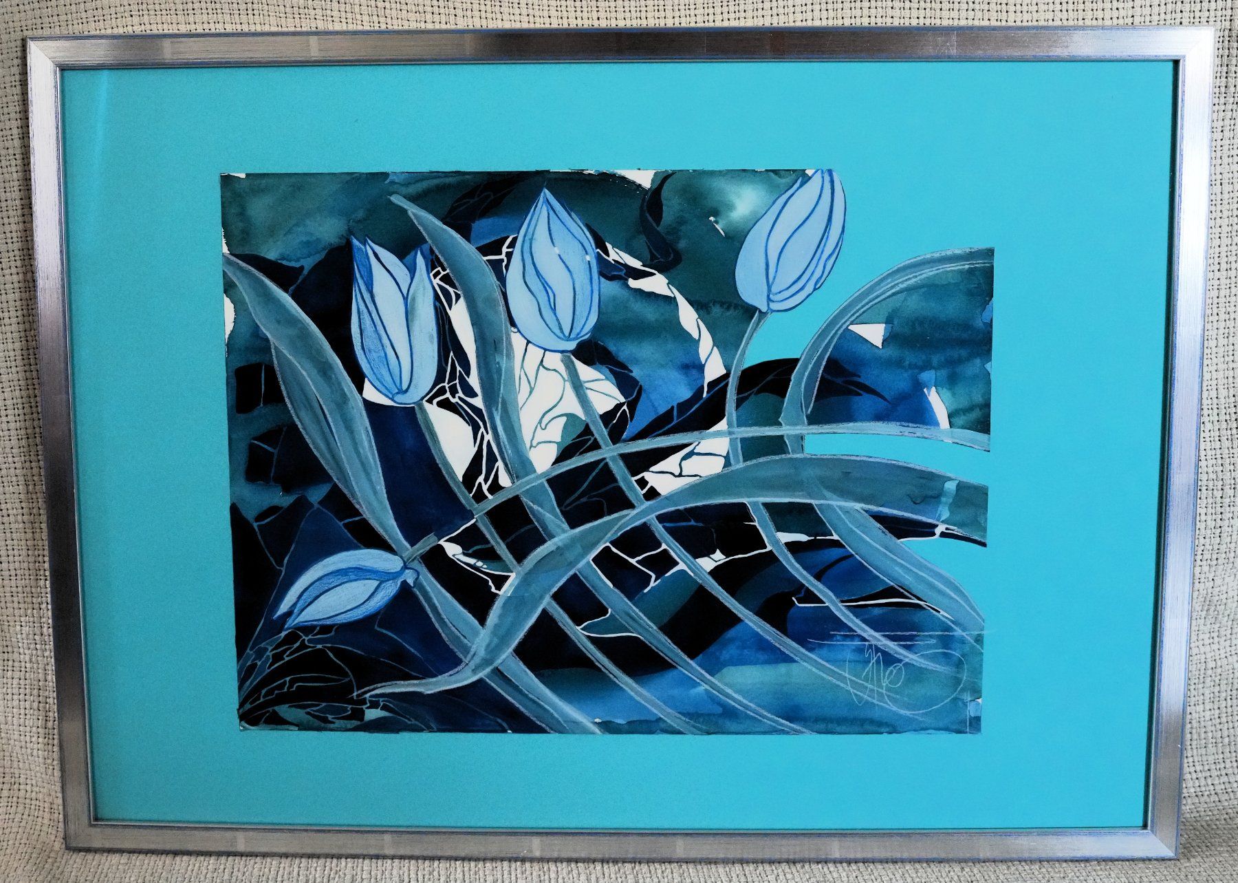 Posters & Illustrations: Bild "Tulpen" gerahmt – D'occasion à Riggisberg par Oldplatipus