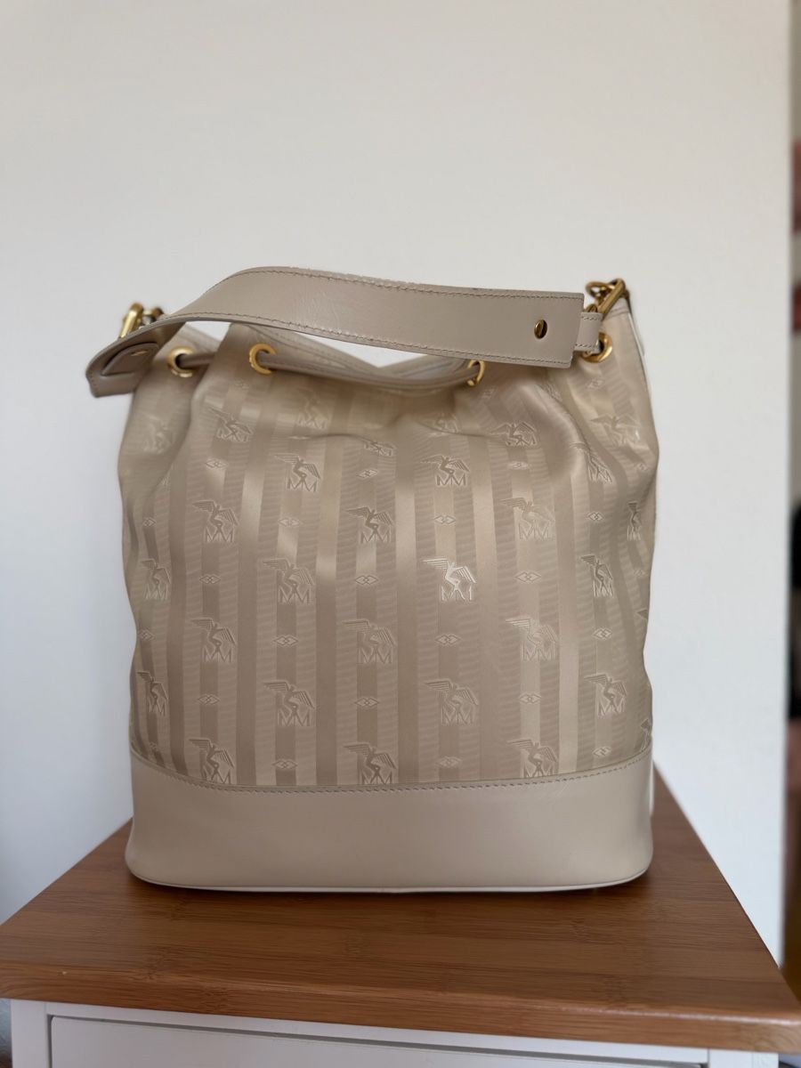Maison Mollerus Borse da donna: Maison Mollerus Bucket Bag Champagne – Usato da Emmen venduto da mak31 1