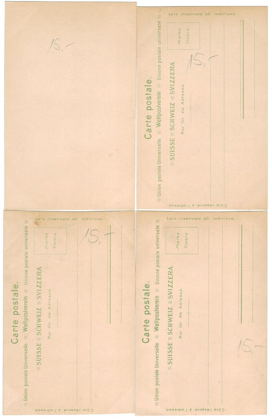 Cartoline postali: 4 AK Schweizer Trachten ungelaufen – Usato da Zürich venduto da tol_b7c7 1