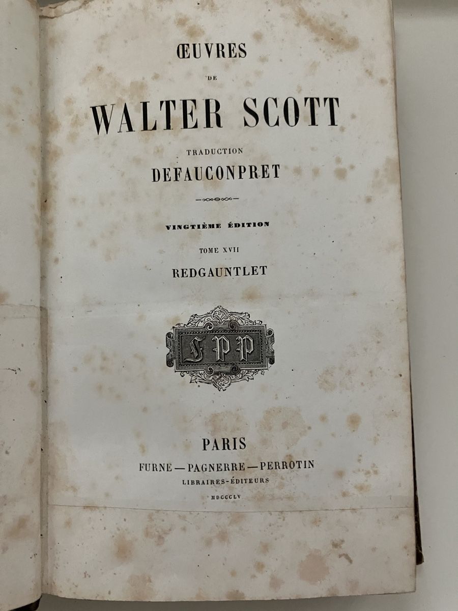 Bücher: Walter Scott , oeuvres  – Gebraucht aus losone von china06 4
