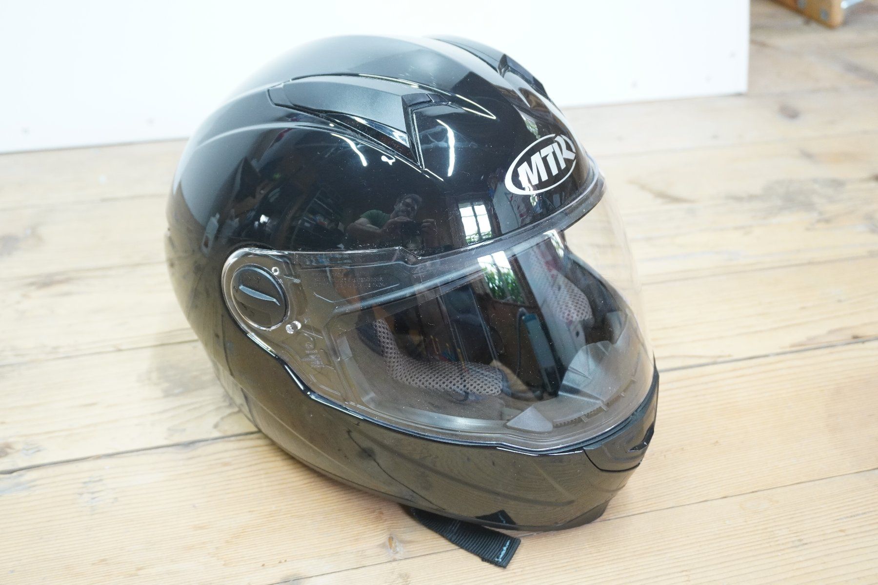 Caschi & visiere: MTR Integral-Helm S-5 Schwarz Grösse M, – Usato da Thunstetten venduto da blob87 1