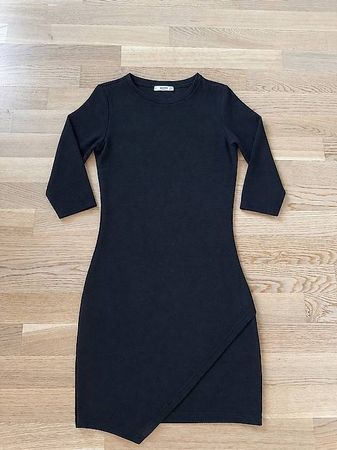 schlichtes Kleid - Gr. S - Schwarz