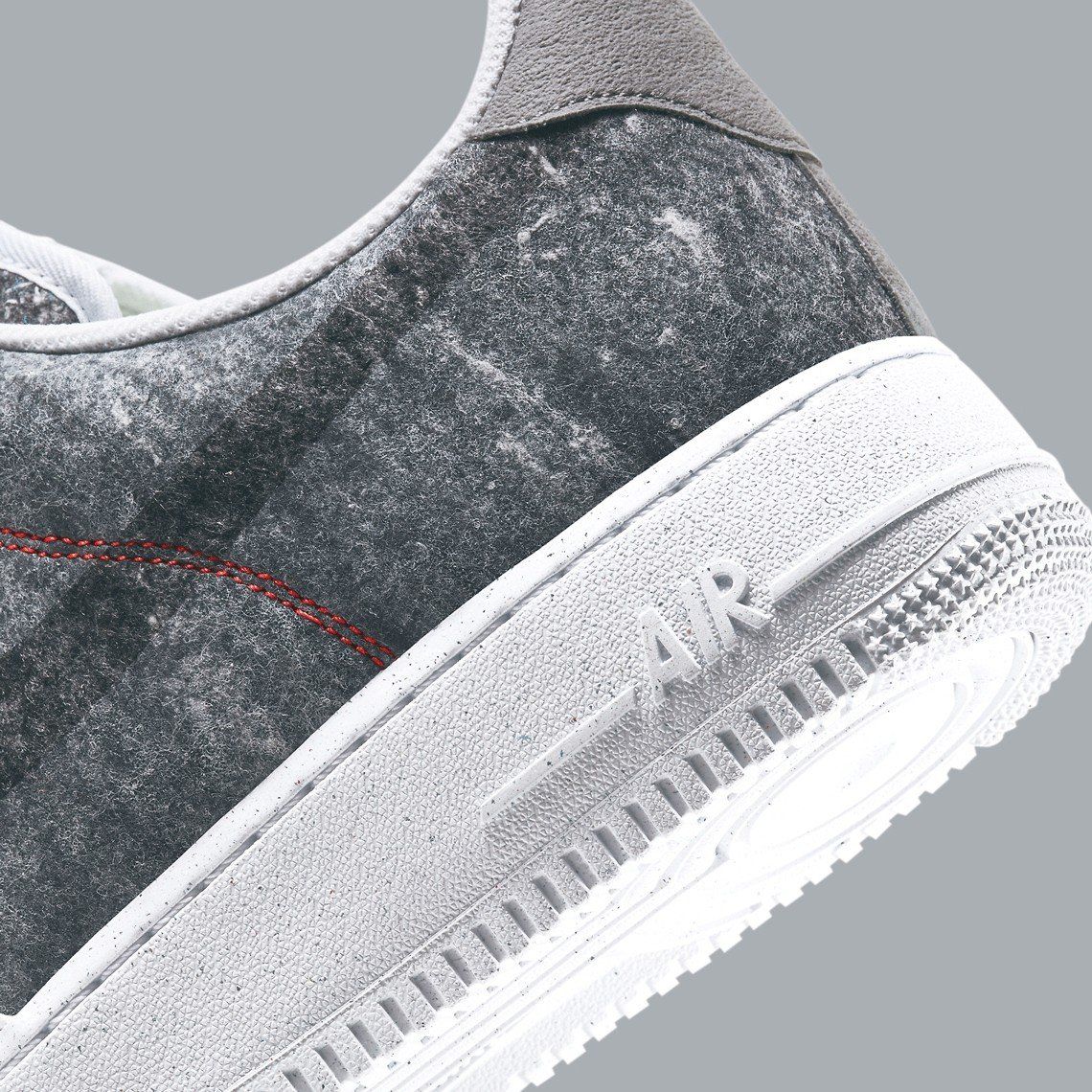 Nike Scarpe da uomo: Nike Air Force 1 Recycled Wool Pack - White Light Smoke Grey – Nuovo e nell'imballaggio originale da Genève venduto da dorco 3