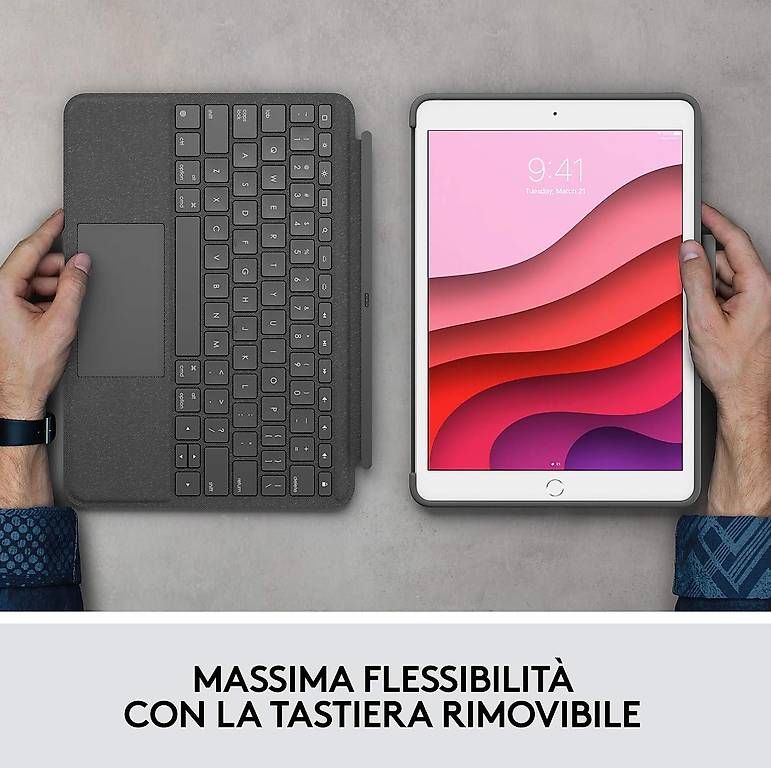 Tastaturen: Logitech Combo TASTIERA Touch per iPad  – Gebraucht aus Agno von SanteCkst 1
