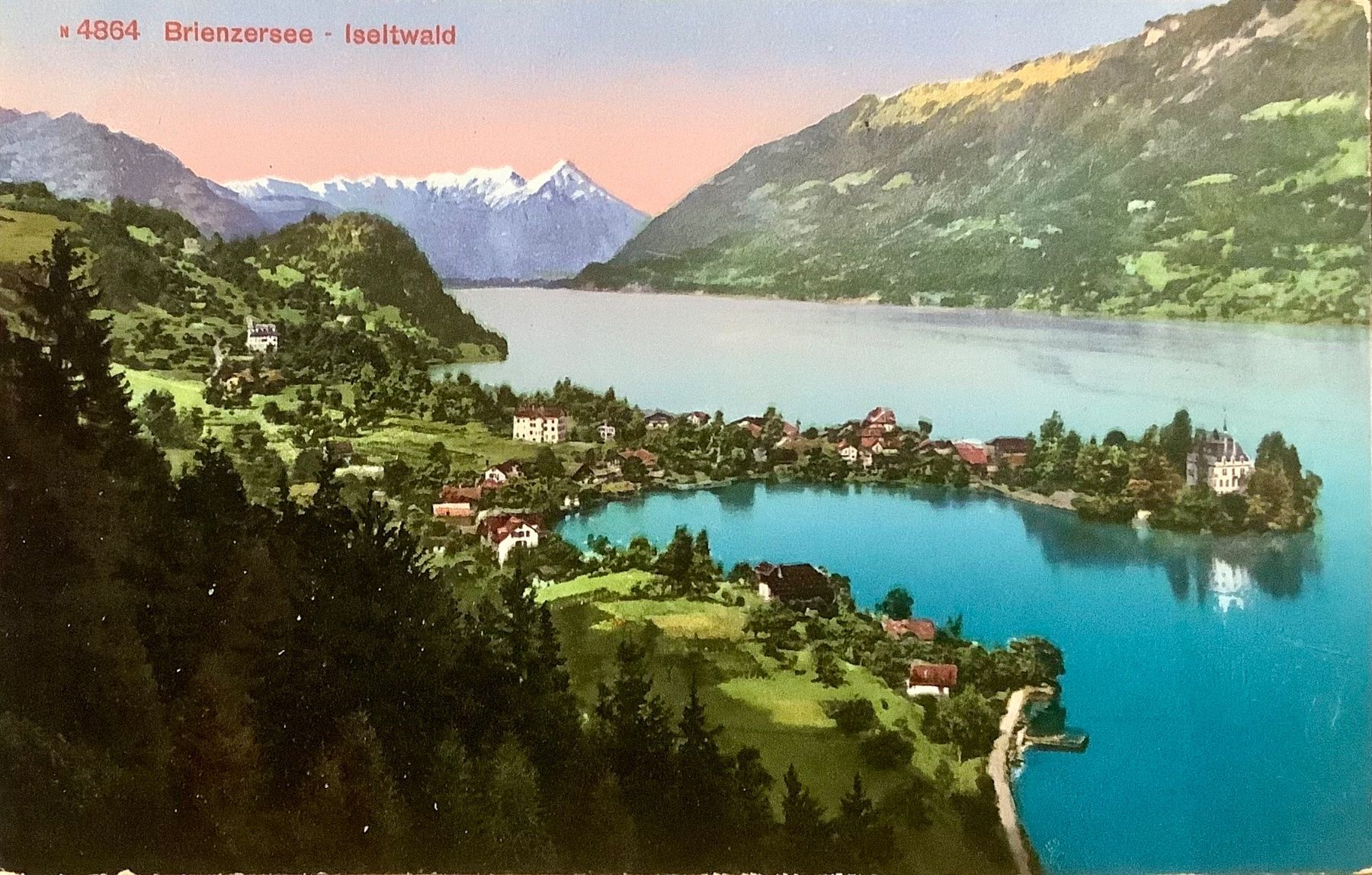 Cartoline postali: ISELTWALD - Brienzensee - Berner Oberland – Usato da Root venduto da ENGLAND-TREASURES 1