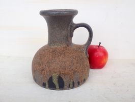 Vase Keramik Lava Vintage Mid Century 70er 60er Scheurich ?