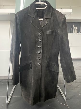 Eleganter Vintage Wildleder Mantel, Gr. 36, Marke Fabiani