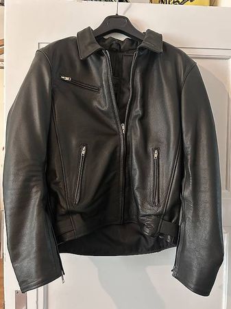 Motorradjacke Leder Polo Delroy, Gr. M, wie neu