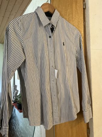 Chemise Polo Ralph Lauren rayée, Taille M – Parfait été!