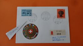 CASTRO /TI R-Brief Ersttag PLZ 6711 sehr selten !! 1.7.76  3